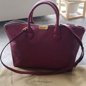 Burberry Graincheck Medium Dewsbury Tote -NWT